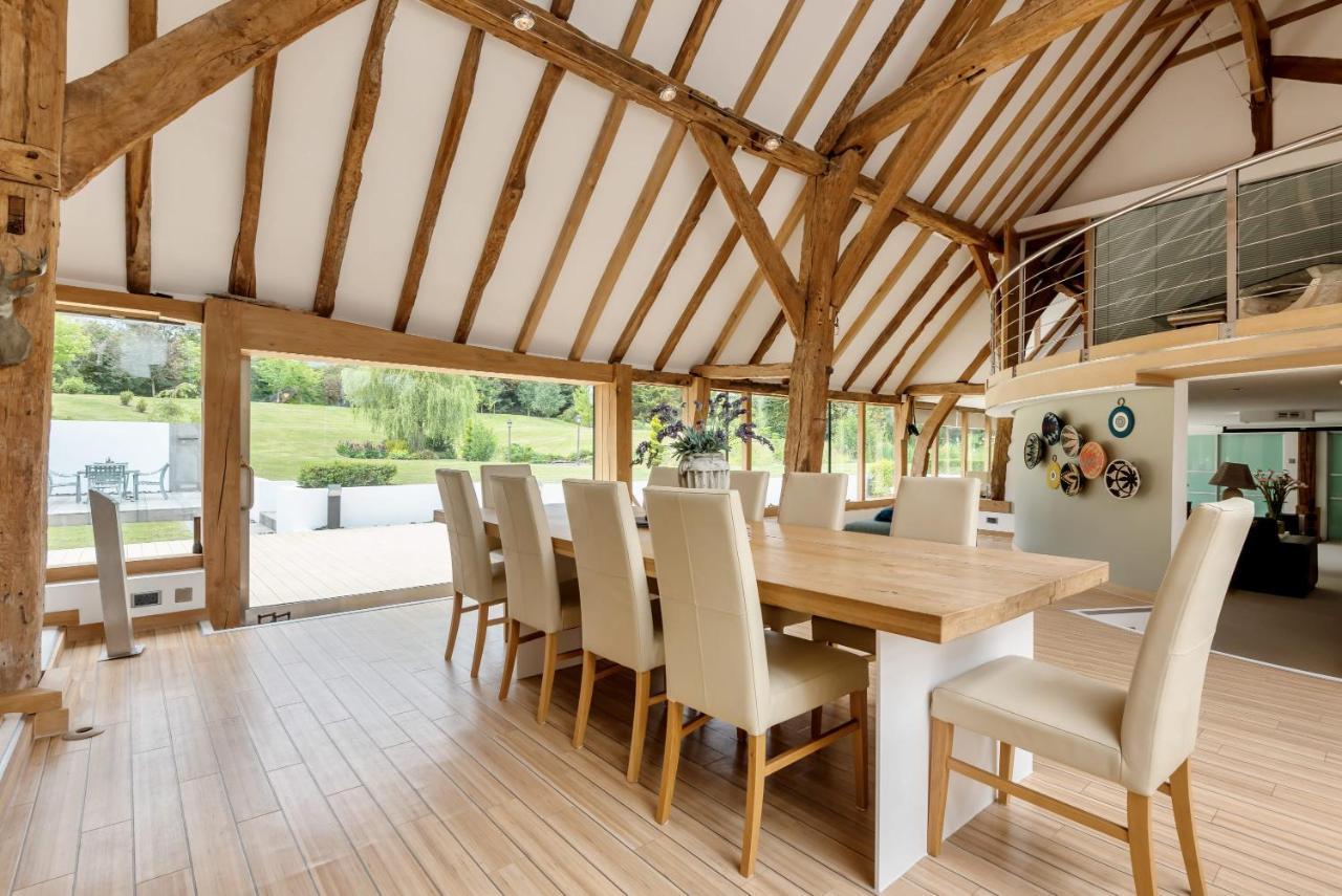 Beautiful Luxury Barn Conversion Rural Canterbury In Own Grounds Sleeps 6 People Vila Exterior foto